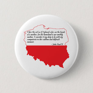 Badge Rond 5 Cm Citation du pape Jean-Paul II