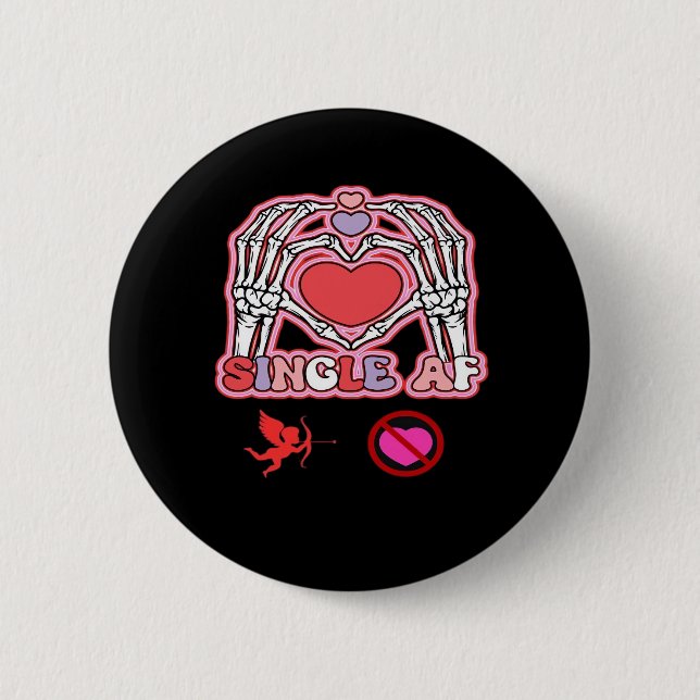 Badge Rond 5 Cm Citation Halloween à mains - Slogan Déplaisant (Devant)