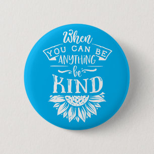 Badge Rond 5 Cm Citation Inspirant   Tournesol