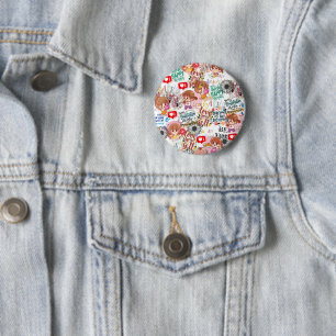 Badge Rond 5 Cm Citation motivante mignonne - Positive Kawaii