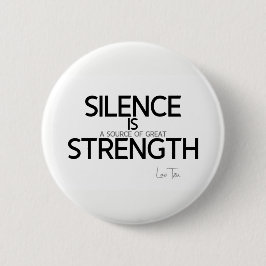 Badge Rond 5 Cm CITATIONS : Le Laotien Tzu : Silence, force