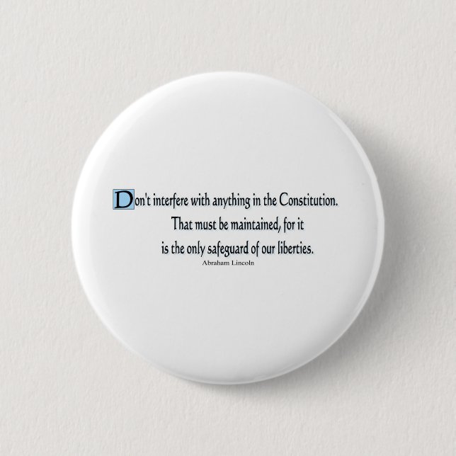 Badge Rond 5 Cm Citations présidentielles (Devant)