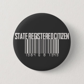 Badge Rond 5 Cm Citoyen enregistré par état