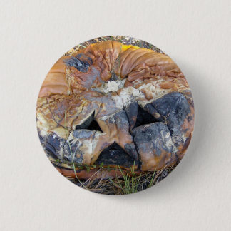 Badge Rond 5 Cm Citrouille de décomposition