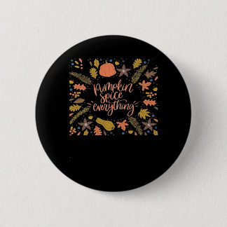 Badge Rond 5 Cm Citrouille épice Tout Conception amusante