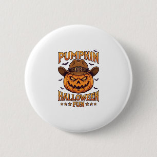 Badge Rond 5 Cm Citrouille Halloween Amusement Jack Lanterne Chape