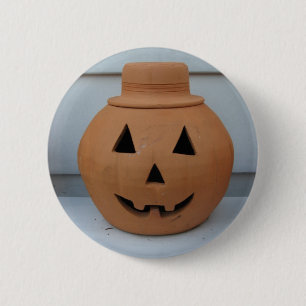 Badge Rond 5 Cm Citrouille principal