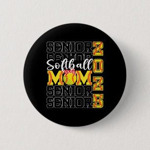 Badge Rond 5 Cm Cl De 2025 Drôle Graduation Senior Mom 2025 Softll