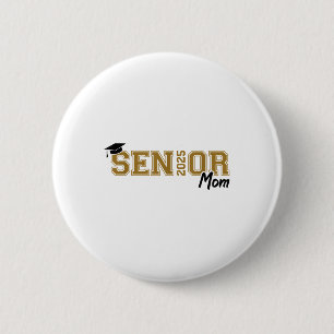 Badge Rond 5 Cm Cl De 2025 Graduation Fier Maman D'Un G Senior 202