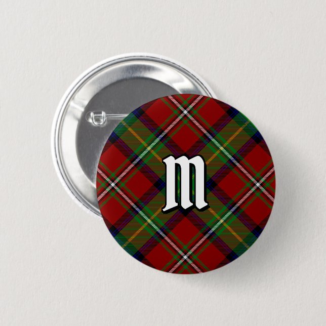 Badge Rond 5 Cm Clan Boyd Tartan (Devant & derrière)