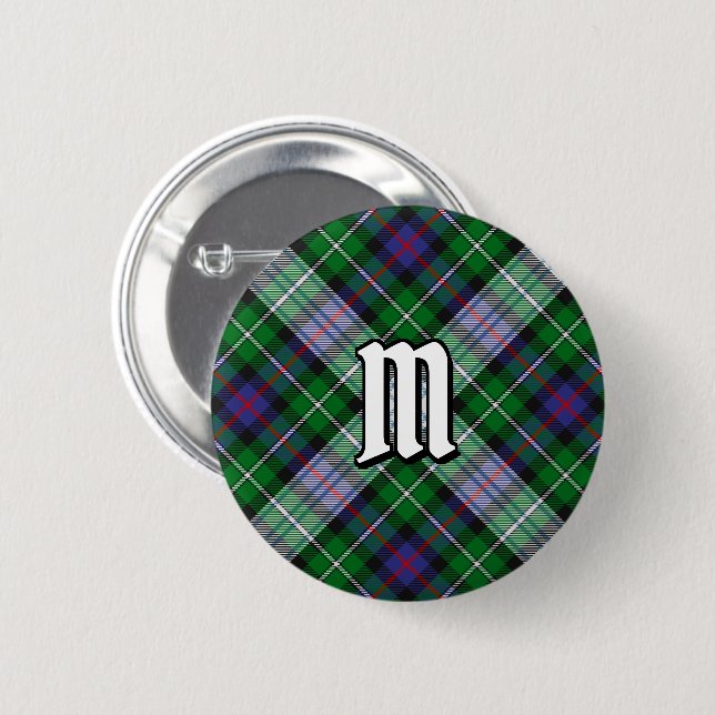 Badge Rond 5 Cm Clan MacKenzie robe Tartan Bouton (Devant & derrière)