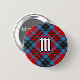 Badge Rond 5 Cm Clan MacTavish Tartan