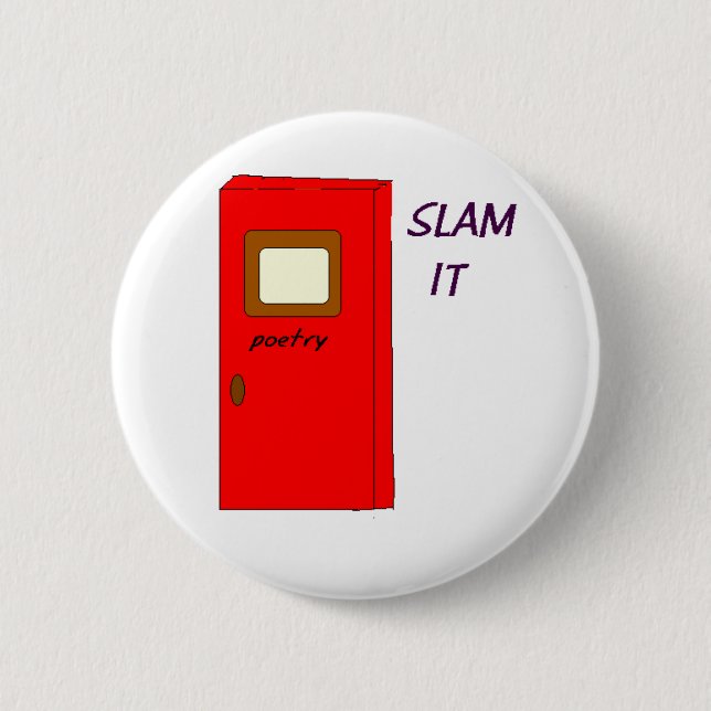 Badge Rond 5 Cm Claquez-le se boutonne (Devant)