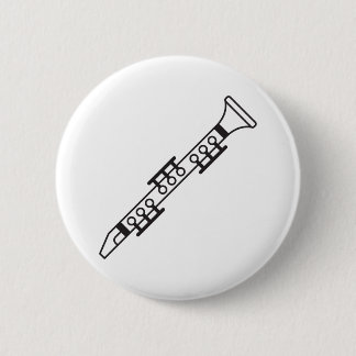 Badge Rond 5 Cm Clarinet