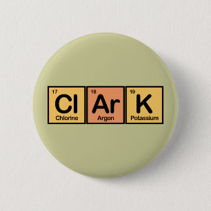 Badge Rond 5 Cm Clark a fait des éléments