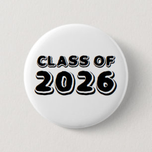 Badge Rond 5 Cm class of 2026