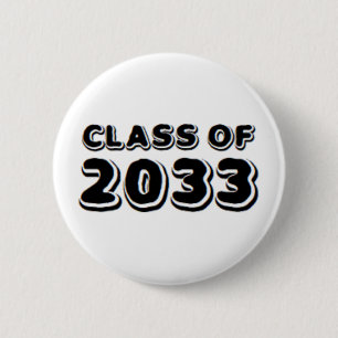 Badge Rond 5 Cm class of 2033
