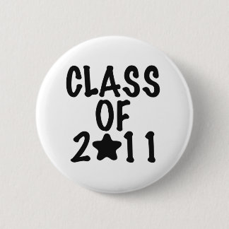 Badge Rond 5 Cm Classe d'aînés du bouton 2011