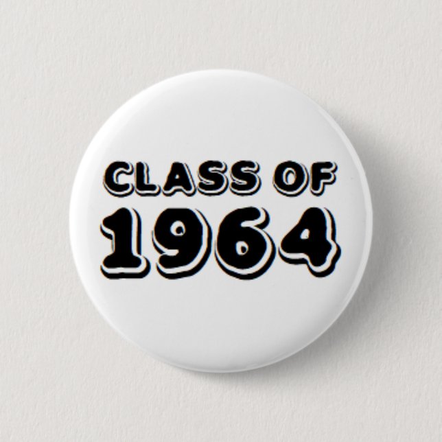 Badge Rond 5 Cm classe de 1964 (Devant)