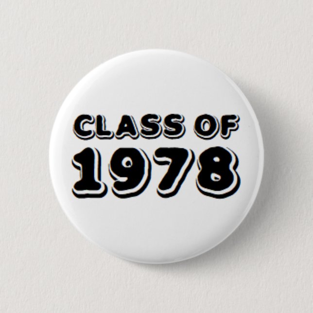 Badge Rond 5 Cm classe de 1978 (Devant)