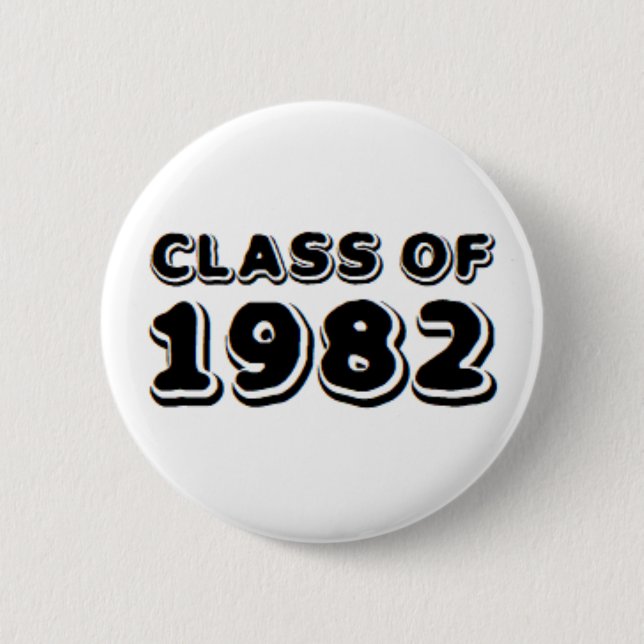 Badge Rond 5 Cm classe de 1982 (Devant)