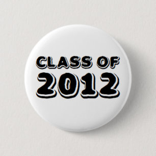 Badge Rond 5 Cm classe de 2012