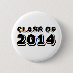 Badge Rond 5 Cm classe de 2014