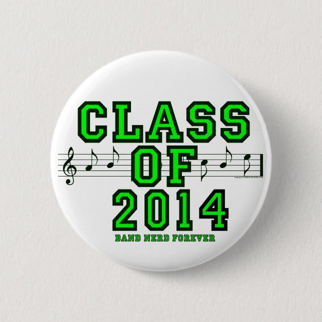 Badge Rond 5 Cm Classe de 2014 (Devant)