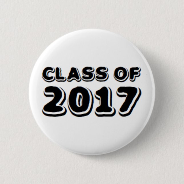 Badge Rond 5 Cm classe de 2017 (Devant)