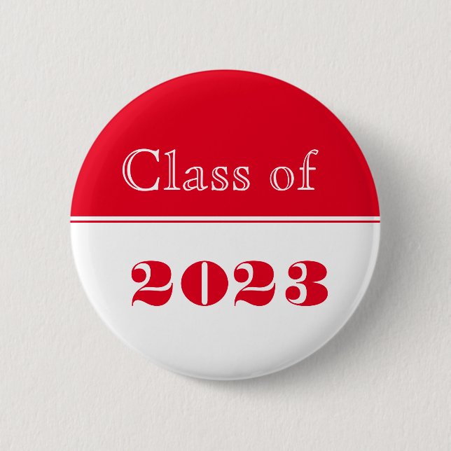 Badge Rond 5 Cm Classe De Broche Bouton (Devant)