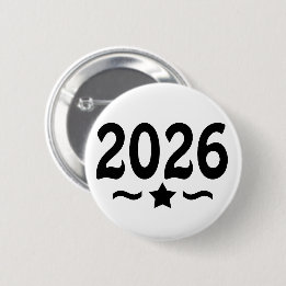Badge Rond 5 Cm Classe d'étoiles de 2026