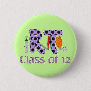 Badge Rond 5 Cm Classe respiratoire de thérapie de 2012