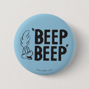 Badge Rond 5 Cm Classic ROAD RUNNER™ BEEP BEEP!