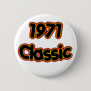 Badge Rond 5 Cm Classique 1971
