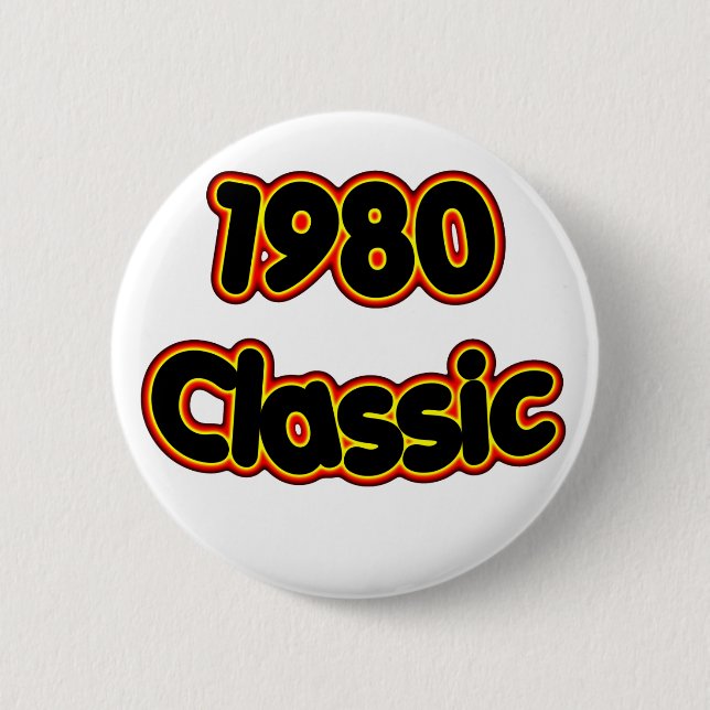Badge Rond 5 Cm Classique 1980 (Devant)