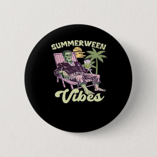Badge Rond 5 Cm Classique d'Halloween de Summerween Vibes