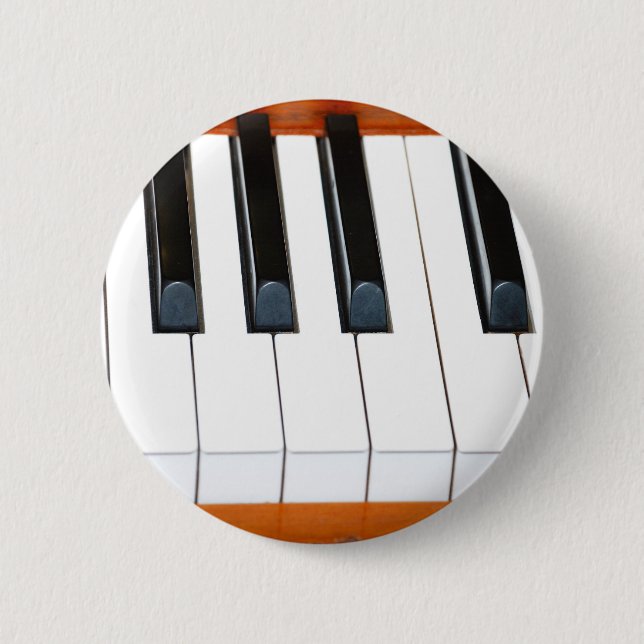 Badge Rond 5 Cm Clavier (Devant)