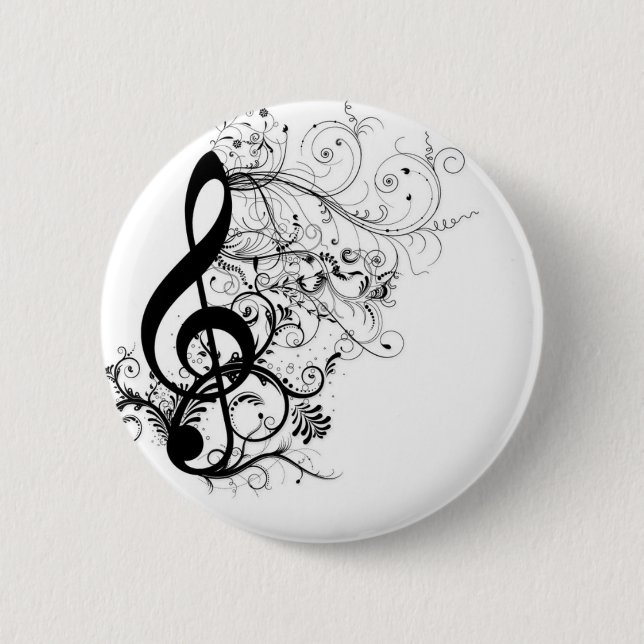 Badge Rond 5 Cm Cleff triple (Devant)