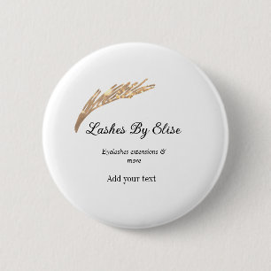 Badge Rond 5 Cm clignote par ajouter nom contact info médias socia