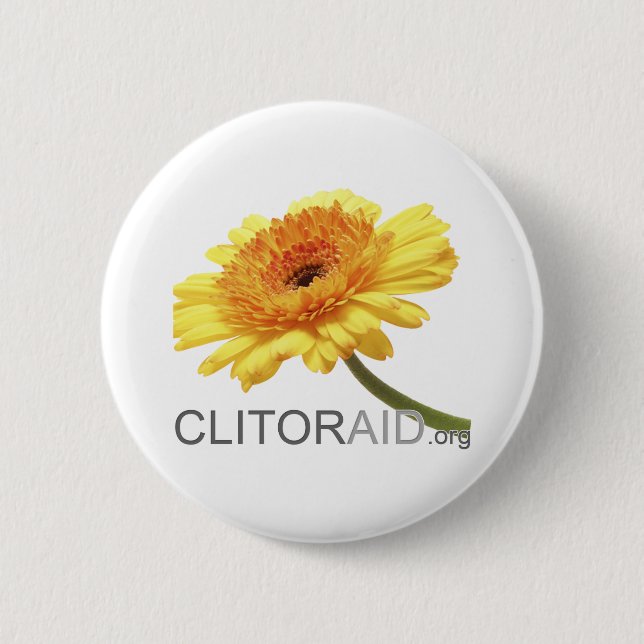 Badge Rond 5 Cm Clitoraid.org (Devant)