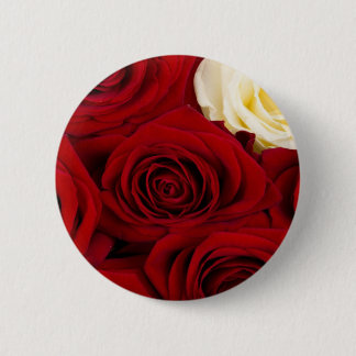 Badge Rond 5 Cm Close-up de rose