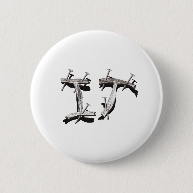 Badge Rond 5 Cm cloué lui (Devant)