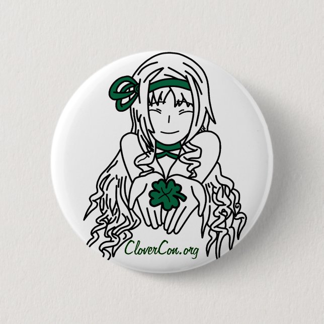 Badge Rond 5 Cm CloverCon (Devant)