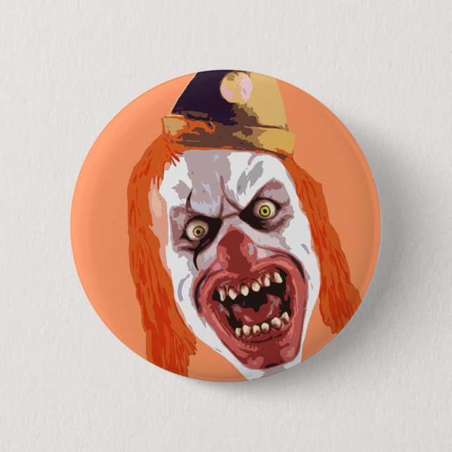 Badge Rond 5 Cm Clown macabre (Devant)