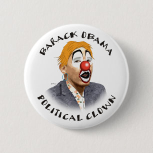 Badge Rond 5 Cm Clown politique