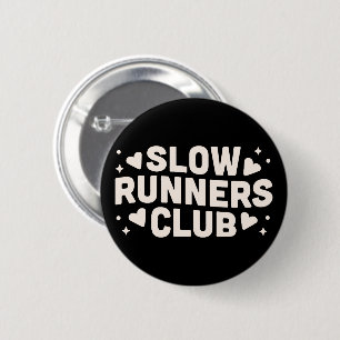 Badge Rond 5 Cm Club de coureur lent