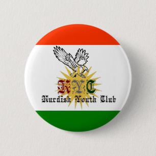 Badge Rond 5 Cm Club de jeunes kurde