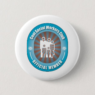 Badge Rond 5 Cm Club frais d'assistants sociaux