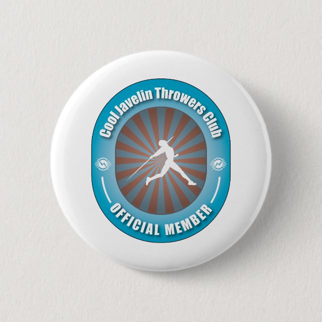 Badge Rond 5 Cm Club frais de lanceurs de javelot (Devant)