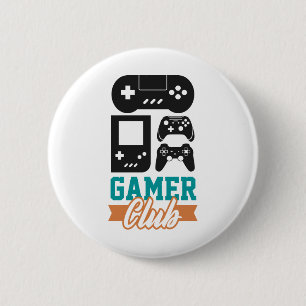 Badge Rond 5 Cm Club Gamer